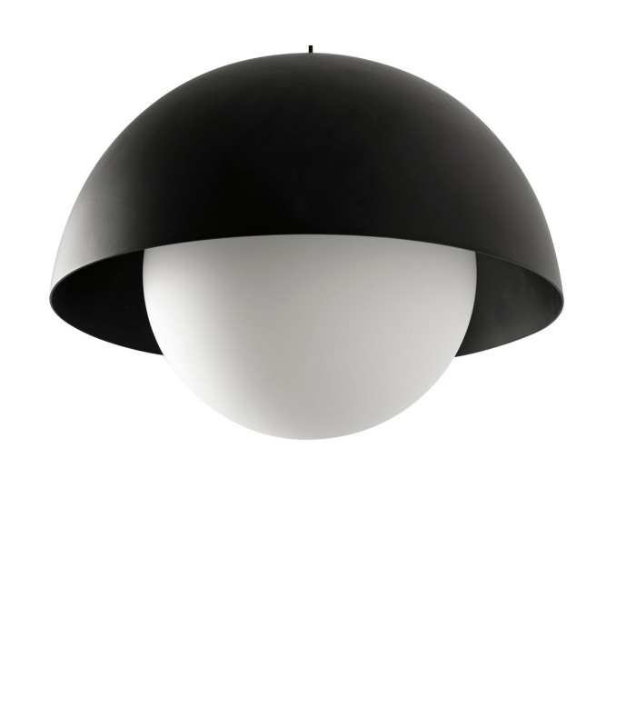 Marisol Dome Pendant Ceiling Light Matt Black 2700K-4