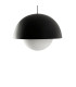 Marisol Dome Pendant Ceiling Light Matt Black 2700K-5