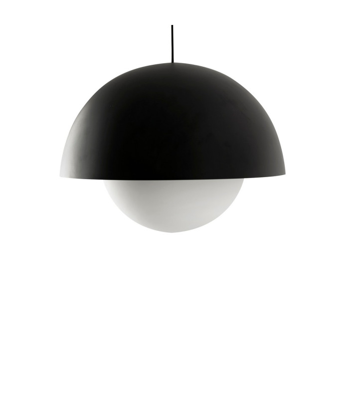 Marisol Dome Pendant Ceiling Light Matt Black 2700K-5
