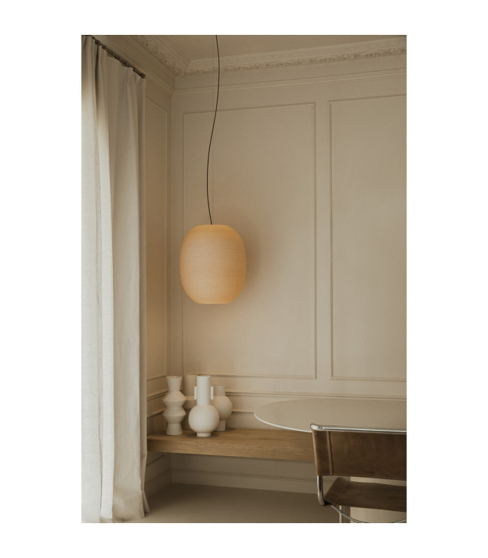 Tierra 47cm Dome Pendant Ceiling Light Natural-2