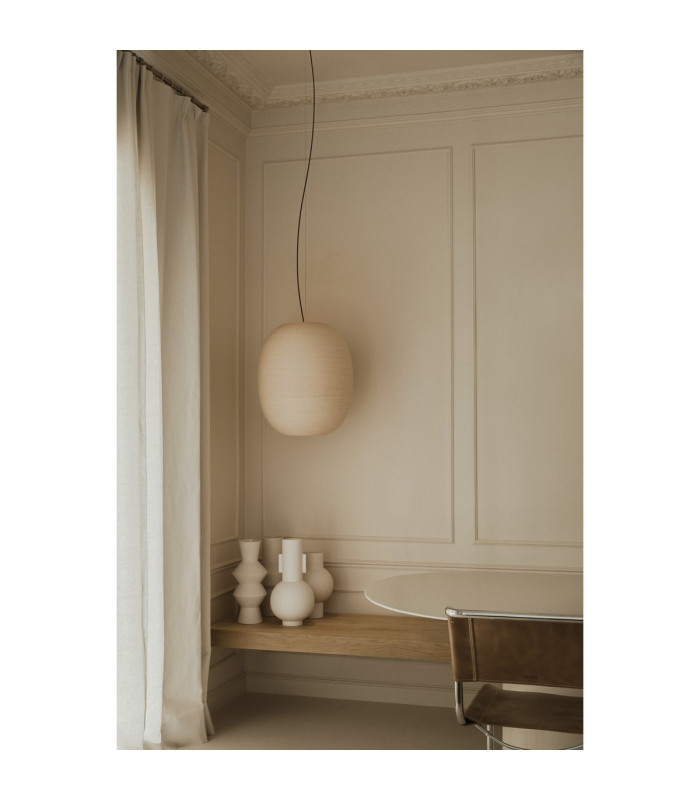 Tierra 47cm Dome Pendant Ceiling Light Natural-3