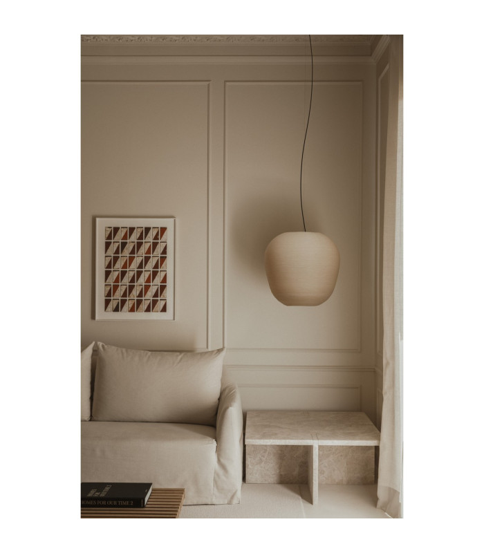 Tierra 52cm Dome Pendant Ceiling Light Natural-3