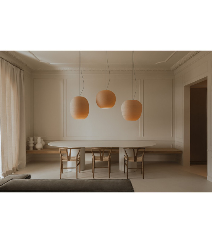 Tierra 52cm Dome Pendant Ceiling Light Natural-4