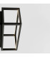 Tide 60cm Bathroom Over Mirror Light Matt Black 3000K IP44