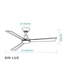 Riviera DC Ceiling Fan Antique Bronze 132cm WIFI 8 Speed with Remote Control-2