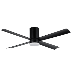 Carrara DC Ceiling Fan Black 122cm WIFI 16w CCT LED Light 8 Speed with Remote Control-1