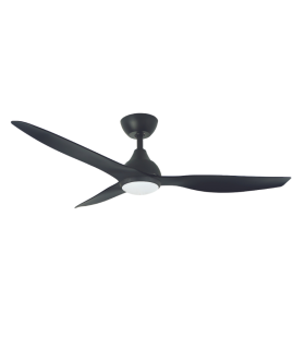 Avoca DC Ceiling Fan Black 132cm WIFI 15W CCT LED Light 8 Speed with Remote Control-1
