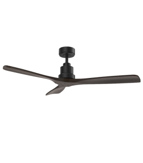Mallorca DC Ceiling Fan Black/Walnut 107cm WIFI 20W 8 Speed with Remote Control-1