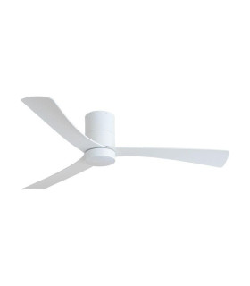 Metro DC Ceiling Fan White 132cm Light 18W CCT Dim 5 Speed with Remote Control-1