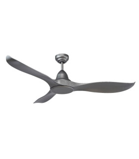 Wave DC Ceiling Fan Black ABS 132cm 5 Speed with Remote Control-1