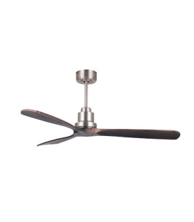 Mallorca DC Ceiling Fan Satin/Walnut 132cm 6 Speed with Remote Control-1