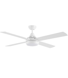 Link DC Ceiling Fan White 122cm Light 15W CCT Dim 5 Speed with Remote Control-1