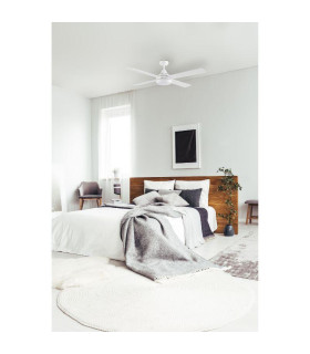 Mini Link DC Ceiling Fan White 106cm with Light de 15W CCT 5 Speed with Remote Control-2