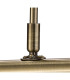 Abacus 16W Replaceable LED Dimmable Picture Light Switched 2700K Antique Brass-6