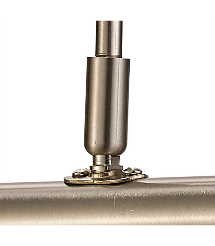 Abacus 16W Replaceable LED Dimmable Picture Light Switched 3000K Satin Nickel-6