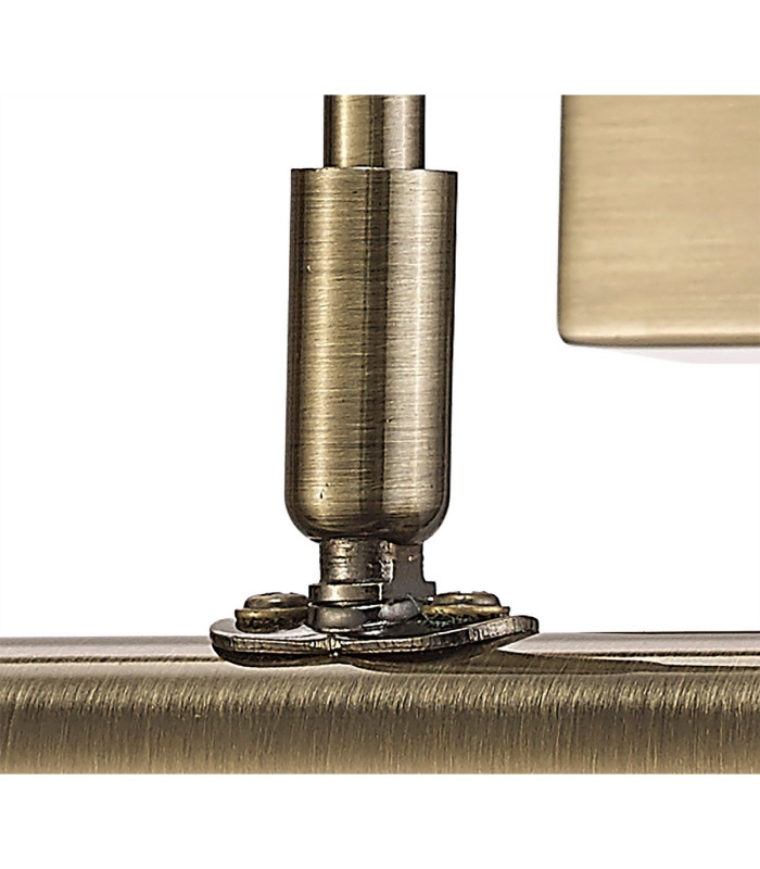Abacus 8W Replaceable LED Dimmable Picture Light Switched 4000K Antique Brass-6