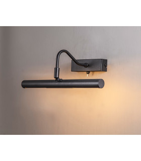 Abacus 8W Replaceable LED Dimmable Picture Light Switched 6000K Satin Black-2