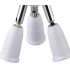 Additions 1 to 3 B22 to E27 Converter White Adjustable Lampholders-4