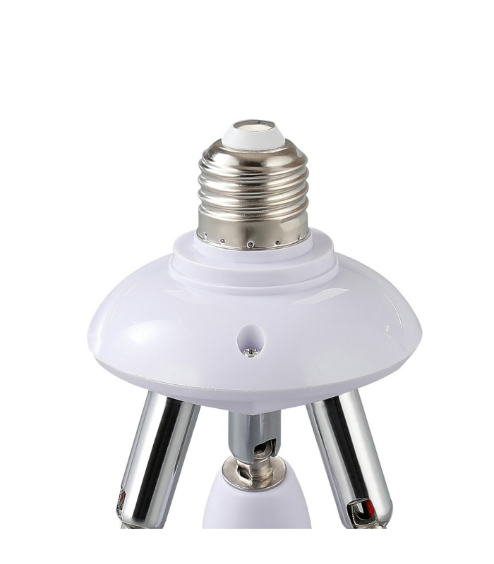 Additions 1 to 3 E27 Converter White Adjustable Lampholders-3