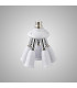 Additions 1 to 5 B22 to E27 Converter White Adjustable Lampholders-2