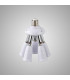 Additions 1 to 5 E27 Converter White Adjustable Lampholders-2