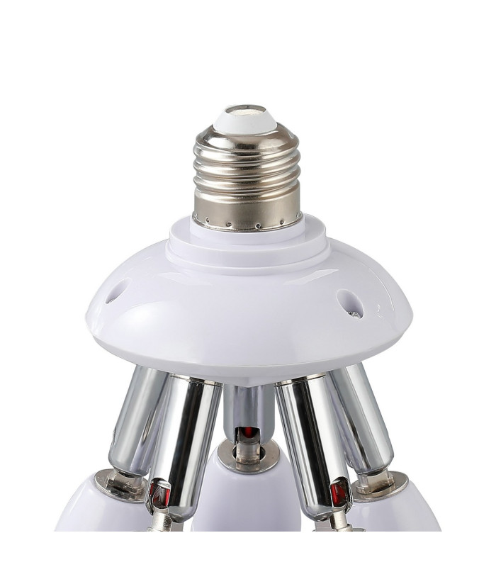 Additions 1 to 5 E27 Converter White Adjustable Lampholders-3