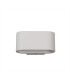 Alina Oval Wall Lamp 1 x G9 White Paintable Gypsum-3