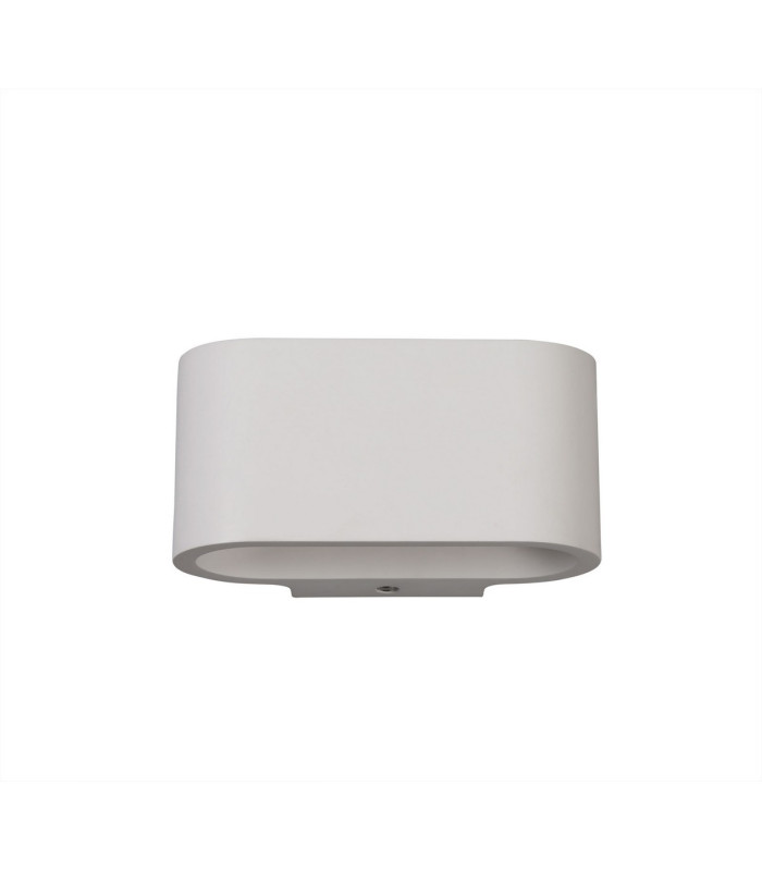 Alina Oval Wall Lamp 1 x G9 White Paintable Gypsum-3