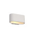 Alina Oval Wall Lamp 1 x G9 White Paintable Gypsum-4
