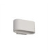 Alina Oval Wall Lamp 1 x G9 White Paintable Gypsum-5