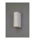 Alina Cylinder Up & Down Wall Lamp 2 x GU10 White Paintable Gypsum-6