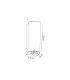 Alina Cylinder Up & Down Wall Lamp 2 x GU10 White Paintable Gypsum-7