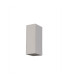 Alina Rectangular Up & Down Wall Lamp 2 x GU10 White Paintable Gypsum-3