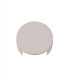 Alina Round Wall Lamp 6.5W LED 3000K 656lm White Paintable Gypsum 3yrs Warranty-1