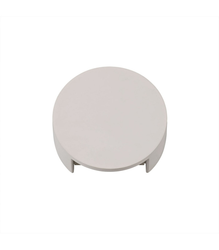 Alina Round Wall Lamp 6.5W LED 3000K 656lm White Paintable Gypsum 3yrs Warranty-3