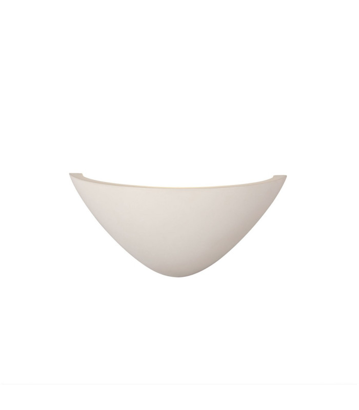 Alina Sphere Wall Lamp 4.2W LED 3000K 356lm White Paintable Gypsum 3yrs Warranty-1