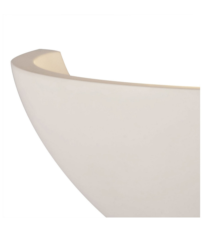 Alina Sphere Wall Lamp 4.2W LED 3000K 356lm White Paintable Gypsum 3yrs Warranty-6