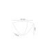 Alina Sphere Wall Lamp 4.2W LED 3000K 356lm White Paintable Gypsum 3yrs Warranty-7