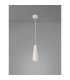 Alina Cone Pendant 1 x GU10 White Paintable Gypsum-2