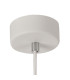 Alina Cone Pendant 1 x GU10 White Paintable Gypsum-4