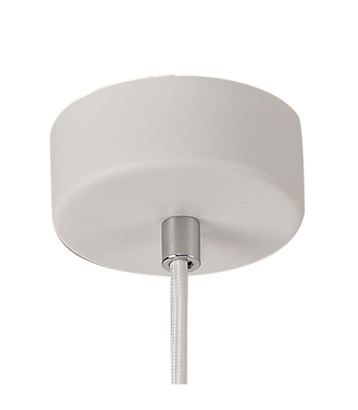 Alina Cone Pendant 1 x GU10 White Paintable Gypsum-4