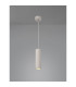 Alina Cylinder Pendant 1 x GU10 White Paintable Gypsum-2