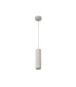 Alina Cylinder Pendant 1 x GU10 White Paintable Gypsum-3