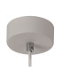 Alina Cylinder Pendant 1 x GU10 White Paintable Gypsum-4