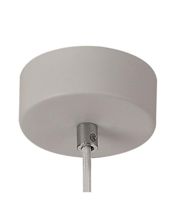 Alina Cylinder Pendant 1 x GU10 White Paintable Gypsum-4