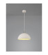 Alina Dome Pendant 1 x E27 White Paintable Gypsum-2