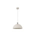 Alina Dome Pendant 1 x E27 White Paintable Gypsum-3