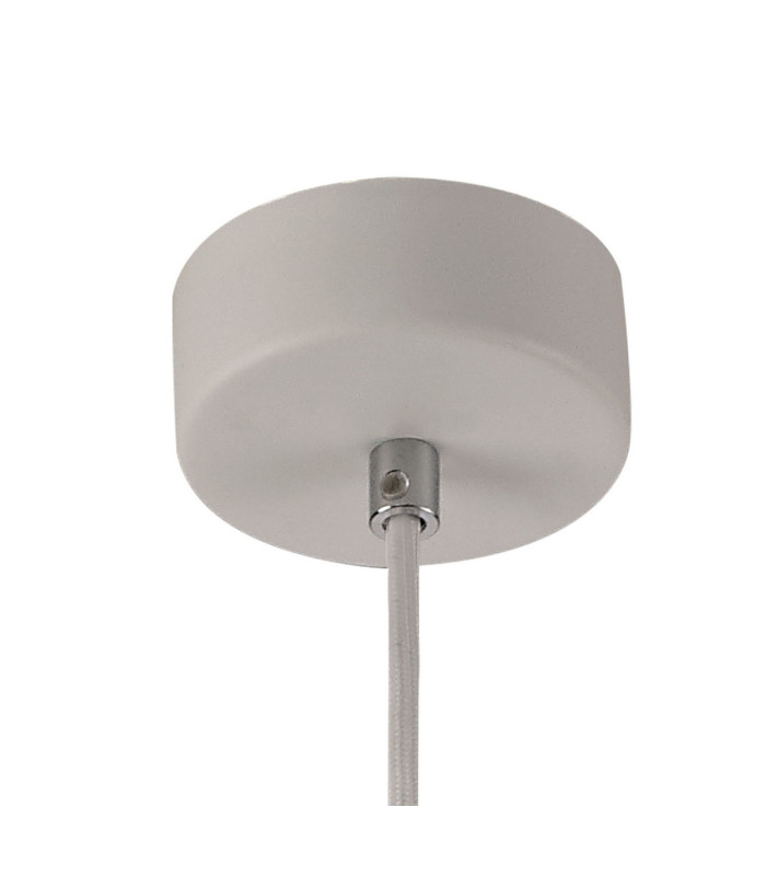 Alina Rectangluar Pendant 1 x GU10 White Paintable Gypsum-4