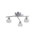Ardice Flush Ceiling 3 Light G9 Polished Chrome/Clear Glass-3