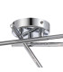 Ardice Flush Ceiling 3 Light G9 Polished Chrome/Clear Glass-4